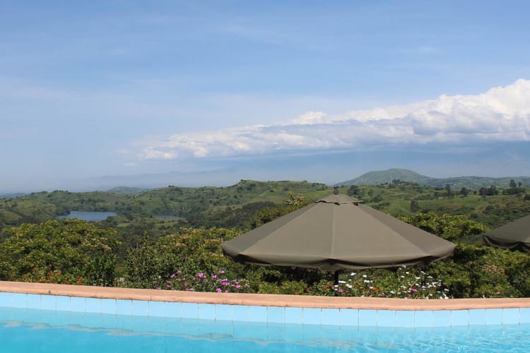 View from the pool
